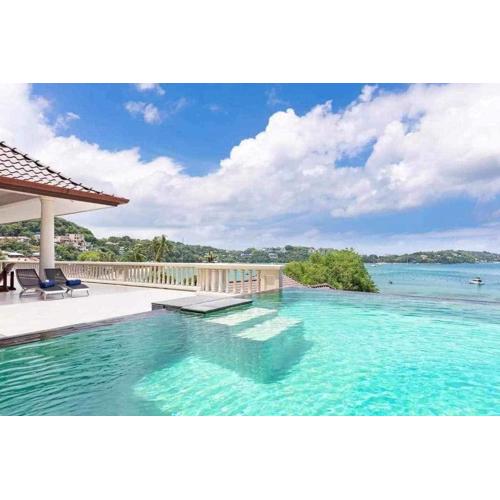 Beachfront Panoramic Pool Villa 4 BR Phuket