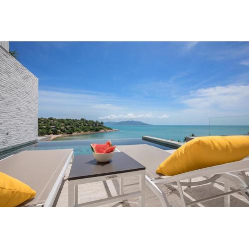 BEACHSIDE VILLA - B18 - at Bayside Luxury Villas Samrong Bay Beach, 4 BED 5 BATH, SEA & SUNSET VIEWS, only 200m walk to the Beach