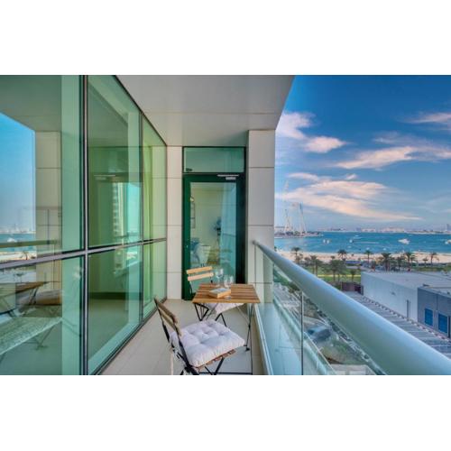 Beachy Getaway in JBR with Private Beach Access