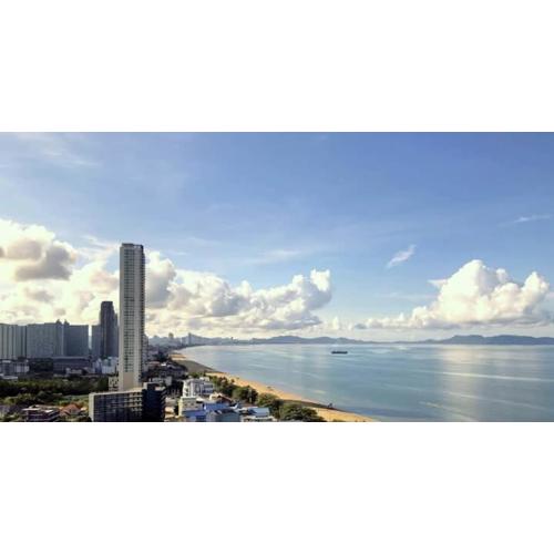 Beautiful Jomtien oceanview 34sqm 28 floor 1bedroom วิวทะเล