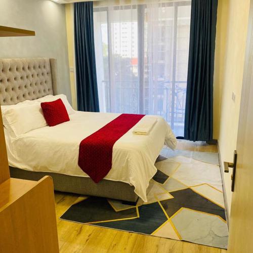 beautifully furnished one bedroom with children playground private parking fully equipped gym swimming pool and scenic city views