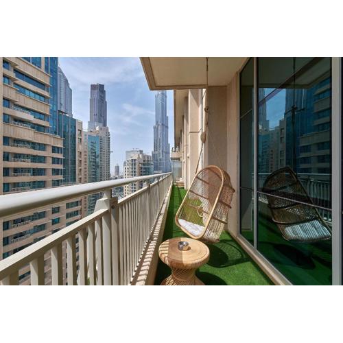 BellaVista - Spectacular - 2 BR Penthouse - Boulevard Central - Panoramic Terrace & Burj Khalifa View