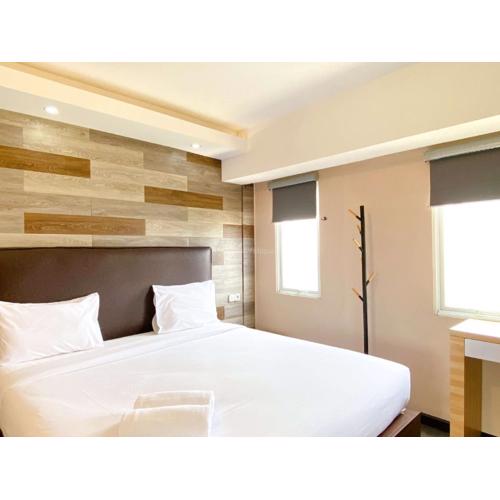 Best Deal and Homey 1BR Apartment Grand Sentraland Karawang By Travelio