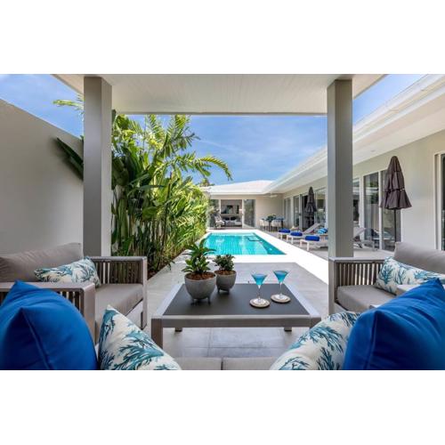 Big & Stylish 5 Bed 4 Bath Private Garden Pool Villa at Thongson Bay Beach