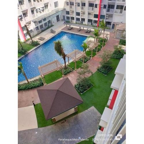 Bloom Residences - 5F balcony facing swimming pool