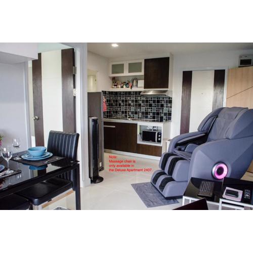 Blue and green Farang homes