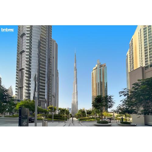 bnbme - Luxury 1BR Apt w Burj Khalifa Views Pool Gym & Prime Location Near Dubai Mall