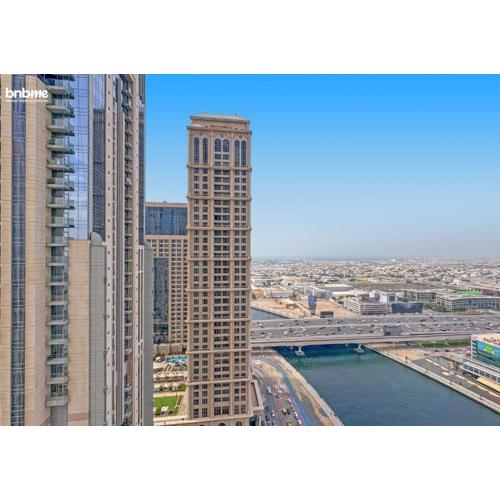bnbme - Premium 1BR Apt Balcony Pool Gym Parking Near Dubai Mall & Burj Khalifa