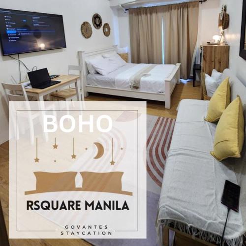 Boho Rsquare Manila - with Pool Access