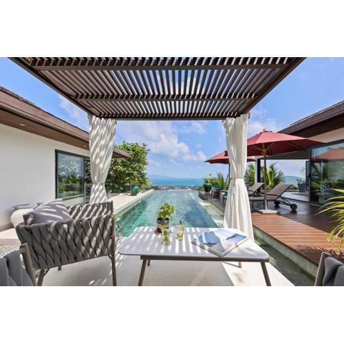 Bophut Amazing Spacious Sea View Mountain Villa Shailaja