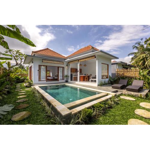brand new villa in rice fields - private pool