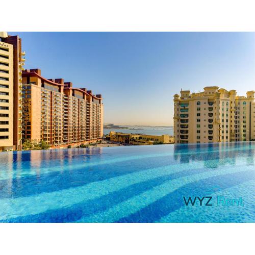 Breathtaking 1BR in Palm Tower, with Sea View
