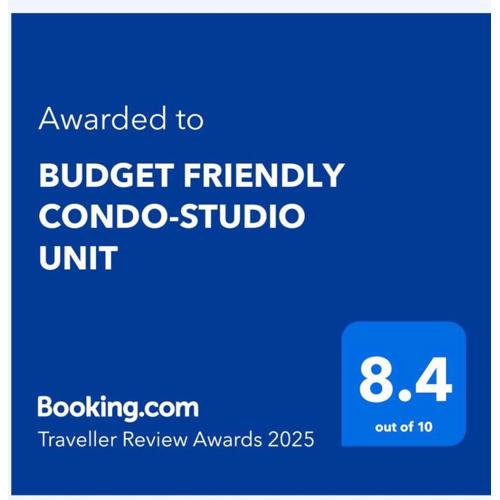 BUDGET FRIENDLY CONDO-STUDIO UNIT