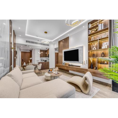 Burj Khalifa and Canal Views- Mayfair Tower- Upscale 1BDR Apartment