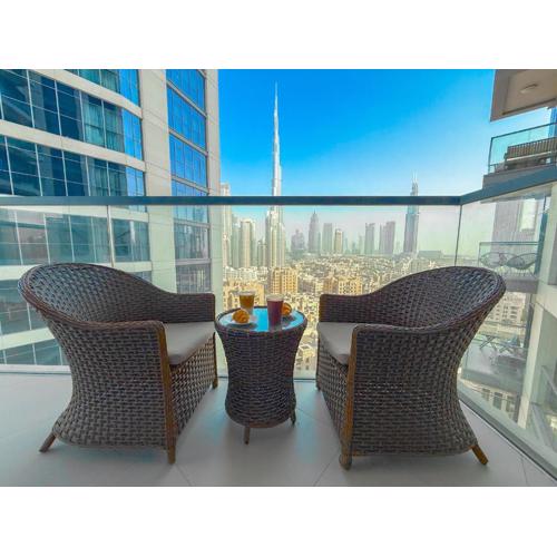Burj Khalifa Panoramic view-1BR,4 guests, Downtown
