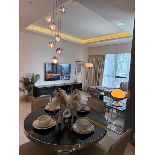 Burj khalifa view luxury 2bhk in Damac towers by paramount