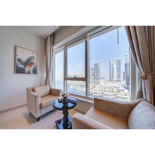 Business Bay Studio in hotel l Sleek & Modern for 2