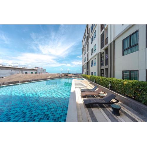 C237 Brand New 1BR Condo Pool Gym Near Beach