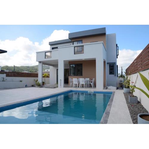 Casa Blue Print Mahebourg