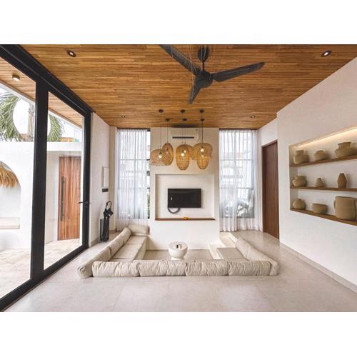 Casa Petak 3 - Serene 2BR Modern Sanctuary with Lush Pool in Pererenan