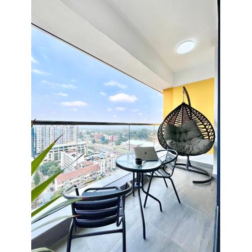 celestial three bedroom apartment with swimming pool fully equipped gym ample parking space children playing ground and a relaxing rooftop with amazing scenic views