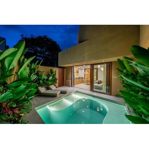 Central Canggu Gem - Chic 2BR Villa with Rooftop and Pool - Walk to Everything!