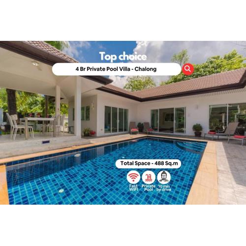 Chalong - 4 Bedroom Private Pool Villa - Phuket