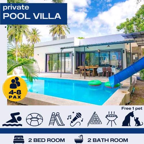 Chic Chill Party Hua-Hin Private Poolvilla from beach 3km