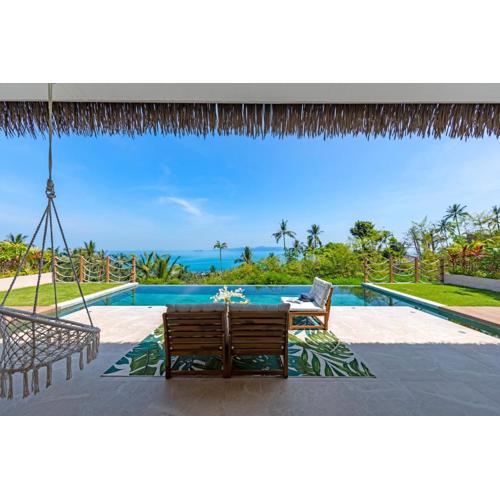 Chill and Tropical seaview villa