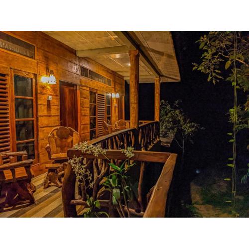 Choona Lodge 'view of sigiriya & pidurangala with sunrise'