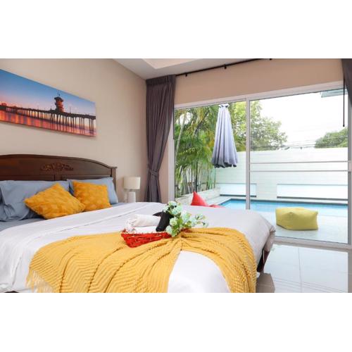 CityHouse-OSCAR,pool villa 4Bedrooms-Jacuzzi-walking Street 10min