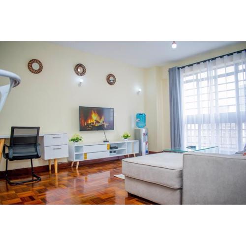 Classy 1BR in Westlands, Gym, Workspace, Parking