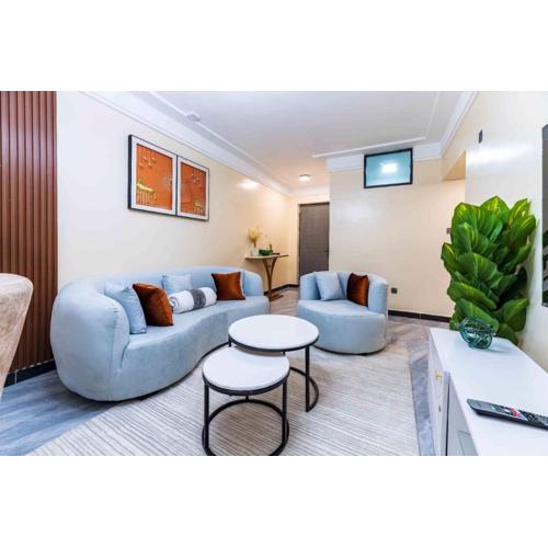 classy executive one bedroom apartment with amazing breathtaking city views ,child playground, swimming pool and fully equipped gym