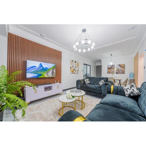 classy executive two bedroom apartment with fully equipped gym ample parking space swimming pool children playing ground area and amazing scenic views