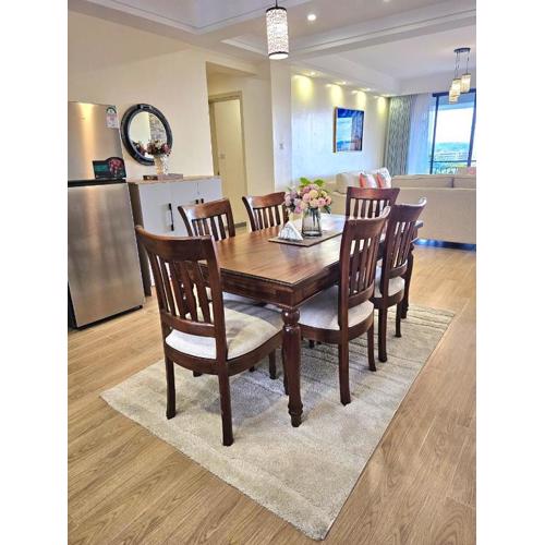 classy tastefully furnished executive two bedroom apartment with fully equipped gym ample parking space heated swimming pool children playing ground and amazing scenic views