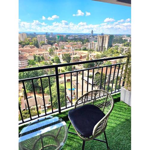 Comfort living two bedroom apartment with fully equipped gym heated swimming pool private parking space,child play area and amazing scenic views