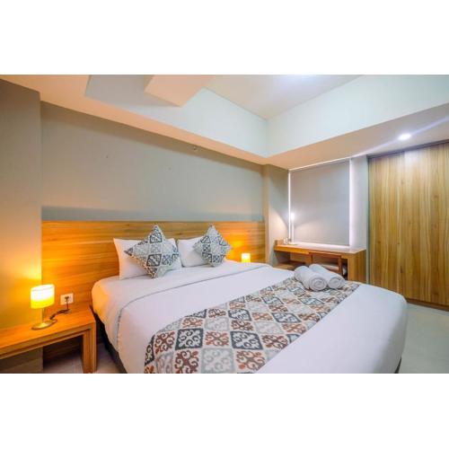 Comfortable 1BR Apartment at Mustika Golf Residence By Travelio
