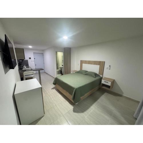 Comfortable and modern studio