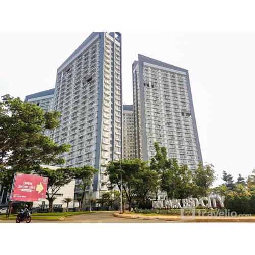 Comfy and Cool Interior 1BR at Casa De Parco Apartment BSD By Travelio