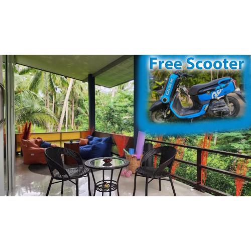 Construction in front Garden Retreat Soft mattress 7min beach 300MBit WiFi