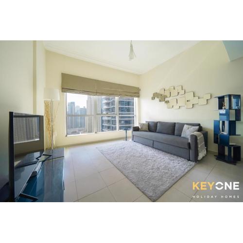 Contemporary One Bedroom with Full Marina View