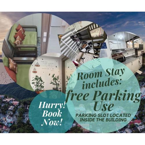 Cool at Wind Residences Tagaytay with FREE Use of Parking Space at Basement Building