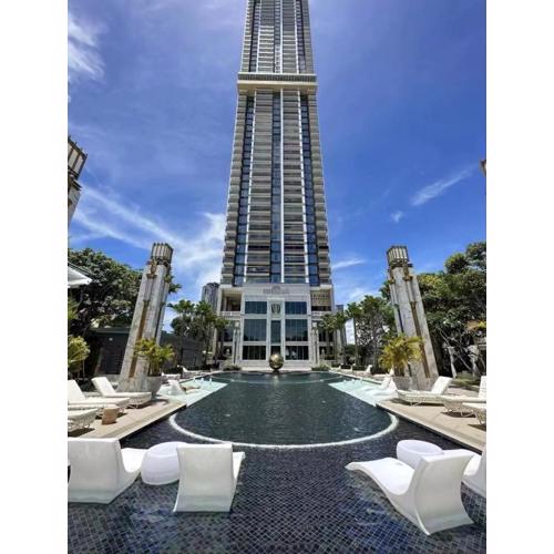 芭提雅顶级海景公寓Copacabana高层景观绚丽无边泳池