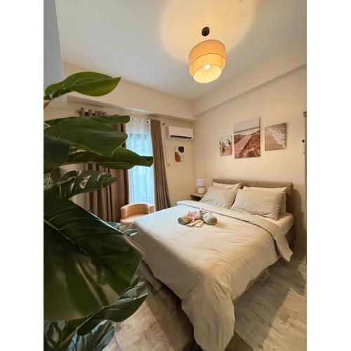 Cozy 1BR in Zef, Near Anjo World Wifi, Pool, Gym