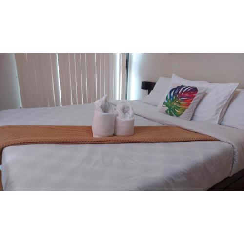 cozy 2 Bedrooms one oasis fullyfurnished back SM Mall Ecoland