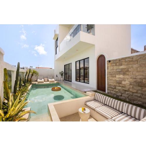 Cozy 2bd Mediterranean Canggu Villa with Pvt Pool