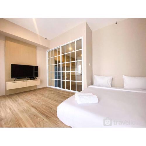 Cozy and Simple Big Studio Vasanta Innopark Apartment By Travelio