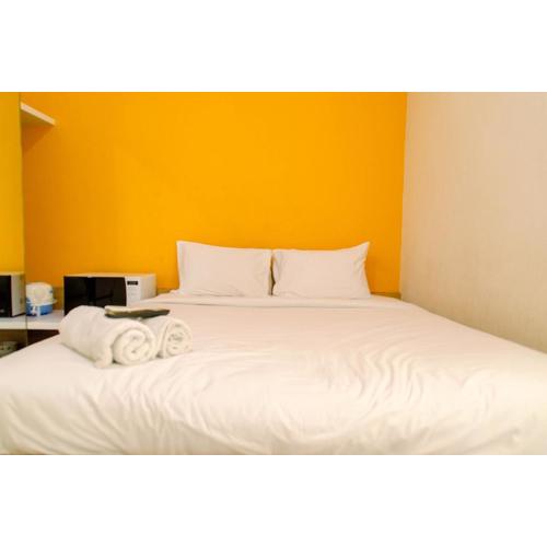 Cozy Living Studio Apartment No Kitchen Aeropolis Residence By Travelio