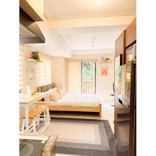 COZY MINIMALIST SPACE with Garden and Pinetrees view