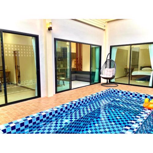 Cozy Private Pool Villa For Family - Halal